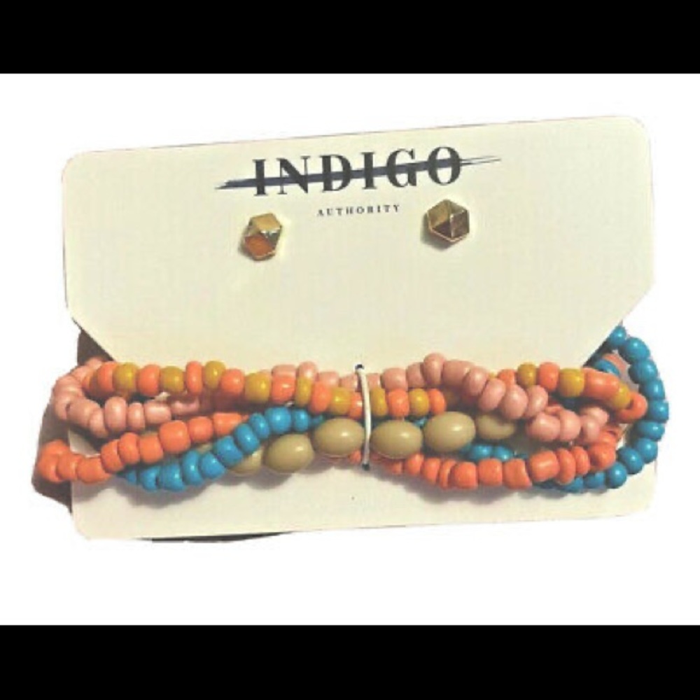Monarch Pastel Bracelet and Earring Set